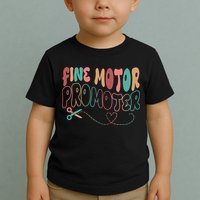 Retro 60s Fine Motor Promoter Occupational Therapy Toddler T-Shirt