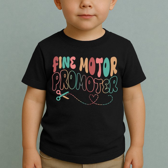 Retro 60s Fine Motor Promoter Occupational Therapy Toddler T-Shirt