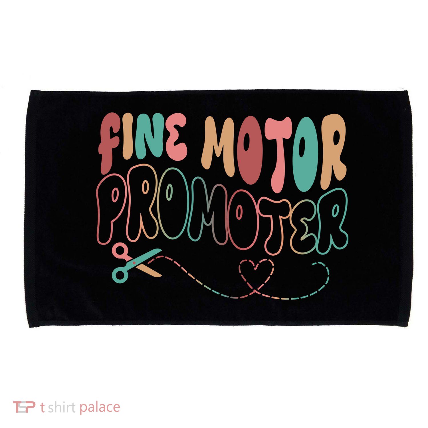 Retro 60s Fine Motor Promoter Occupational Therapy Microfiber Hand Towel