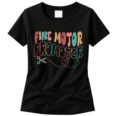 Retro 60s Fine Motor Promoter Occupational Therapy Womens T-Shirt