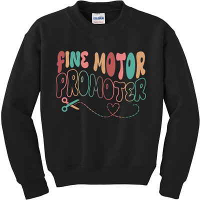 Retro 60s Fine Motor Promoter Occupational Therapy Kids Sweatshirt