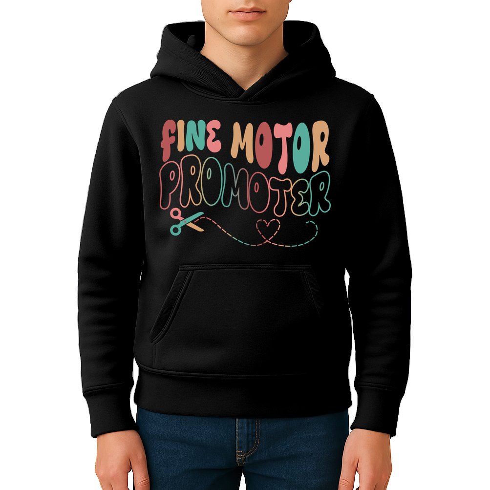 Retro 60s Fine Motor Promoter Occupational Therapy Kids Hoodie