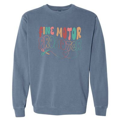 Retro 60s Fine Motor Promoter Occupational Therapy Garment-Dyed Sweatshirt