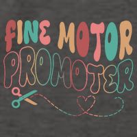 Retro 60s Fine Motor Promoter Occupational Therapy Vector Backpack