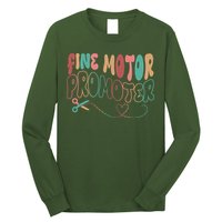 Retro 60s Fine Motor Promoter Occupational Therapy Long Sleeve Shirt