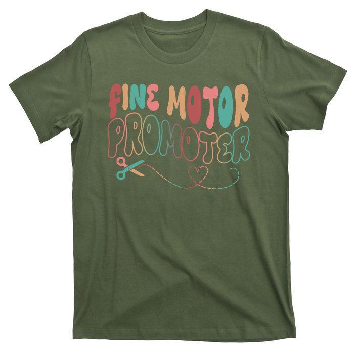 Retro 60s Fine Motor Promoter Occupational Therapy T-Shirt