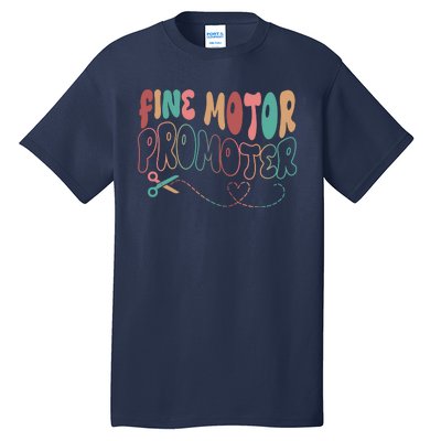 Retro 60s Fine Motor Promoter Occupational Therapy Tall T-Shirt