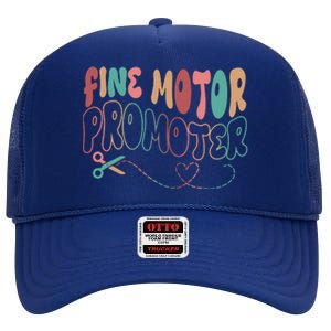 Retro 60s Fine Motor Promoter Occupational Therapy High Crown Mesh Back Trucker Hat