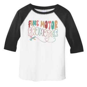 Retro 60s Fine Motor Promoter Occupational Therapy Toddler Fine Jersey T-Shirt