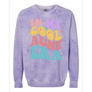 Retro 60s Hippie In My Cool Aunt Era Colorblast Crewneck Sweatshirt