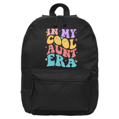 Retro 60s Hippie In My Cool Aunt Era 16 in Basic Backpack