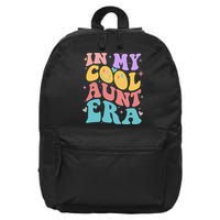 Retro 60s Hippie In My Cool Aunt Era 16 in Basic Backpack