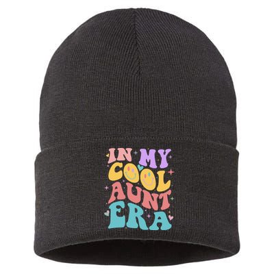 Retro 60s Hippie In My Cool Aunt Era Sustainable Knit Beanie