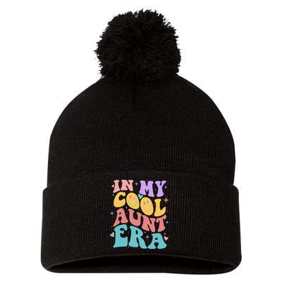 Retro 60s Hippie In My Cool Aunt Era Pom Pom 12in Knit Beanie