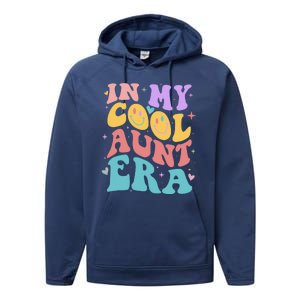 Retro 60s Hippie In My Cool Aunt Era Performance Fleece Hoodie