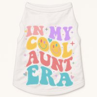 Retro 60s Hippie In My Cool Aunt Era Doggie Tank
