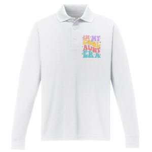 Retro 60s Hippie In My Cool Aunt Era Performance Long Sleeve Polo