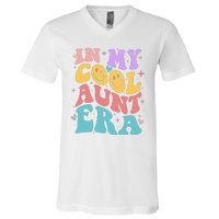 Retro 60s Hippie In My Cool Aunt Era V-Neck T-Shirt