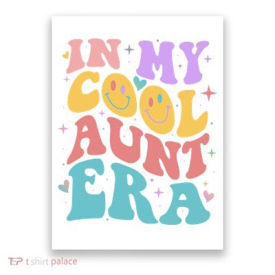 Retro 60s Hippie In My Cool Aunt Era Poster