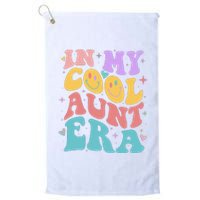 Retro 60s Hippie In My Cool Aunt Era Platinum Collection Golf Towel