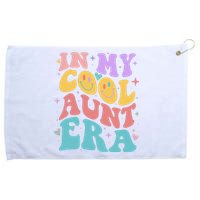 Retro 60s Hippie In My Cool Aunt Era Grommeted Golf Towel