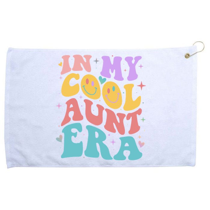 Retro 60s Hippie In My Cool Aunt Era Grommeted Golf Towel