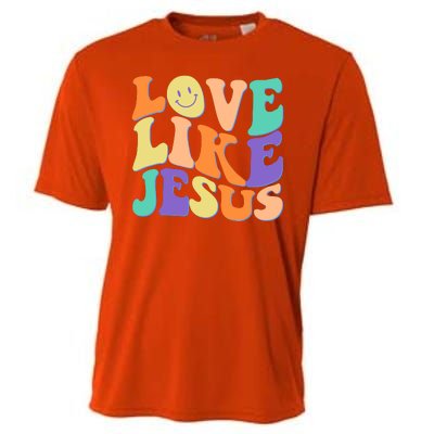 Retro 60s Love Like Jesus Cooling Performance Crew T-Shirt