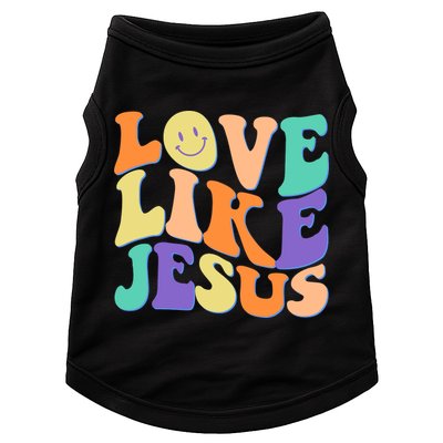 Retro 60s Love Like Jesus Doggie Tank