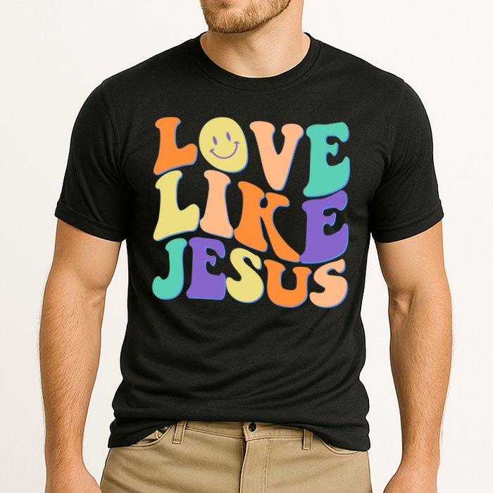 Retro 60s Love Like Jesus Cooling Performance Crew T-Shirt