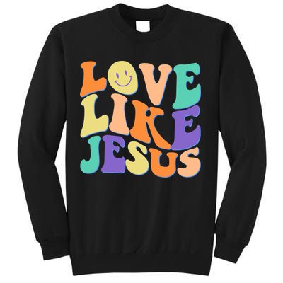 Retro 60s Love Like Jesus Sweatshirt