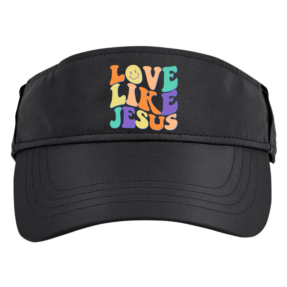 Retro 60s Love Like Jesus Adult Drive Performance Visor