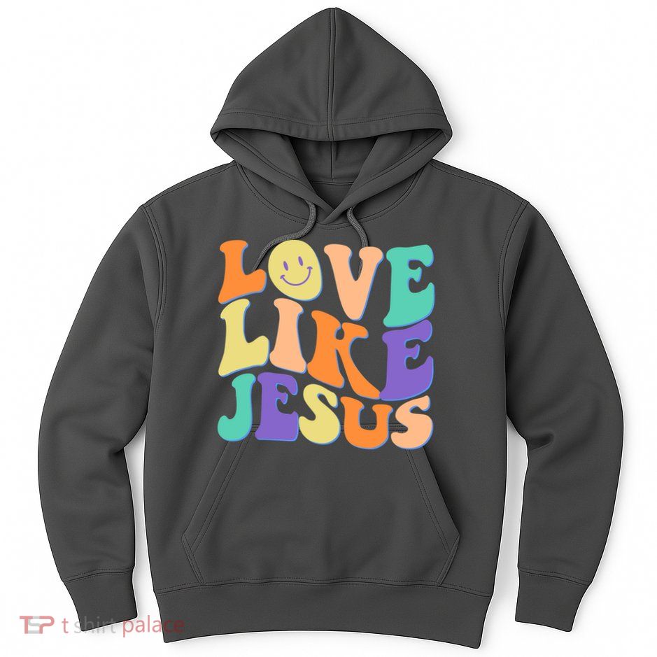 Retro 60s Love Like Jesus Hoodie