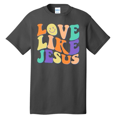 Retro 60s Love Like Jesus Tall T-Shirt