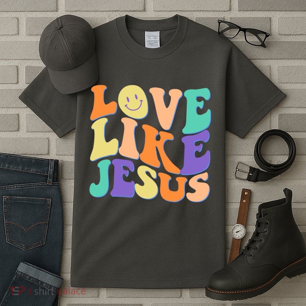 Retro 60s Love Like Jesus Tall T-Shirt