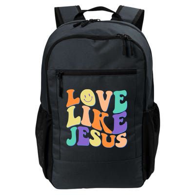 Retro 60s Love Like Jesus Backpack