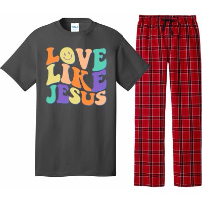 Retro 60s Love Like Jesus Pajama Set