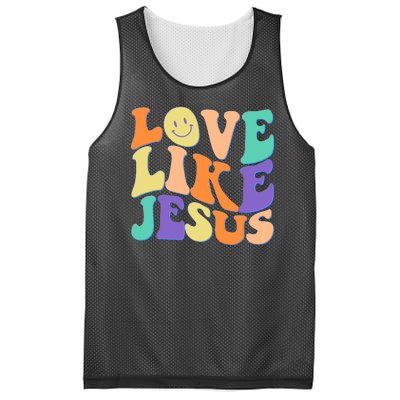 Retro 60s Love Like Jesus Mesh Reversible Basketball Jersey Tank