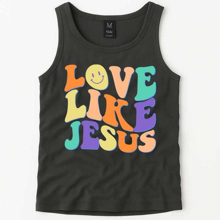 Retro 60s Love Like Jesus Tank Top