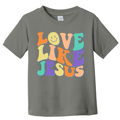 Retro 60s Love Like Jesus Toddler T-Shirt
