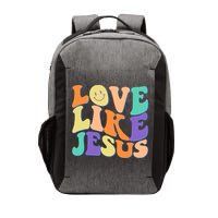 Retro 60s Love Like Jesus Vector Backpack
