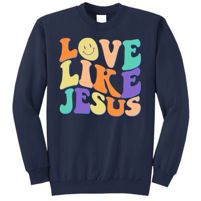 Retro 60s Love Like Jesus Sweatshirt