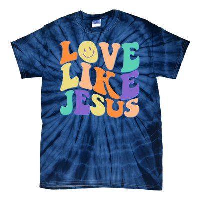 Retro 60s Love Like Jesus Tie-Dye T-Shirt