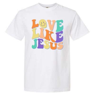 Retro 60s Love Like Jesus Garment-Dyed Heavyweight T-Shirt