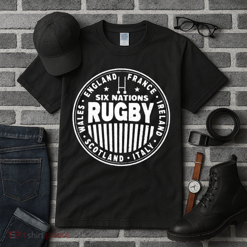 Rugby 6 Nations Rugby Vintage England France Ireland Wales. Tall T-Shirt