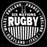 Rugby 6 Nations Rugby Vintage England France Ireland Wales. Tall T-Shirt
