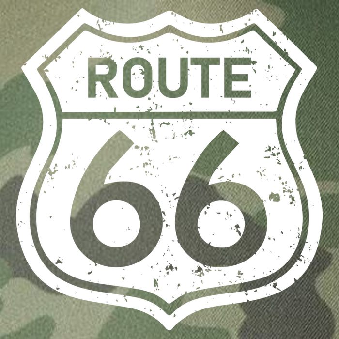 Route 66 Rustic Legacy Tie Dye Trucker Hat