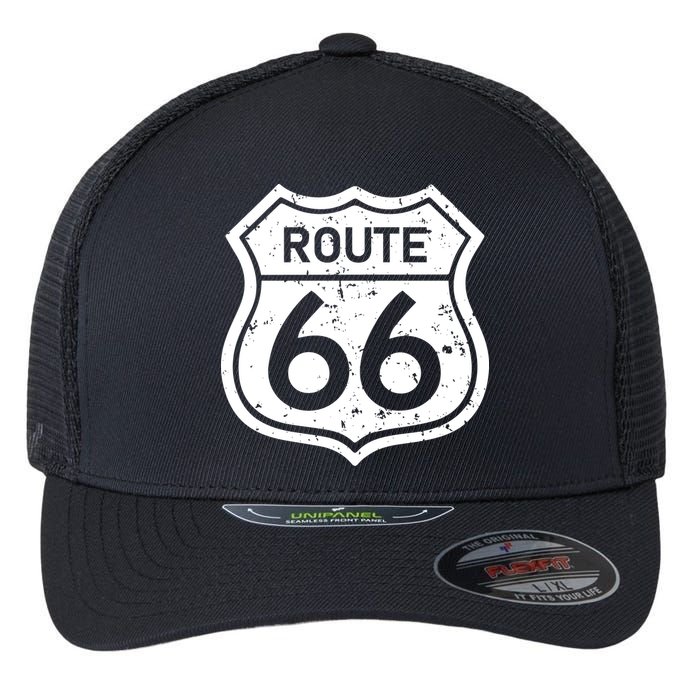 Route 66 Rustic Flexfit Unipanel Trucker Cap