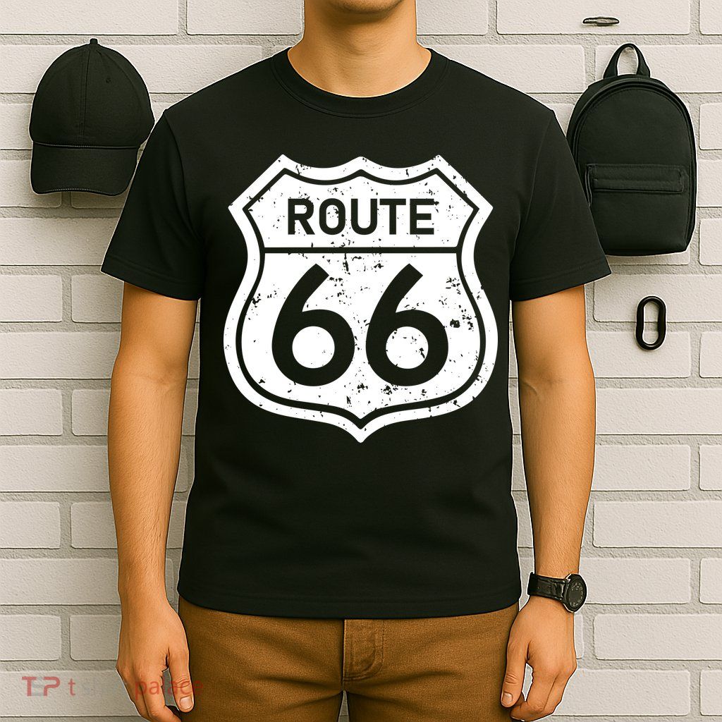 Route 66 Rustic T-Shirt