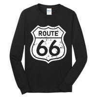 Route 66 Rustic Tall Long Sleeve T-Shirt