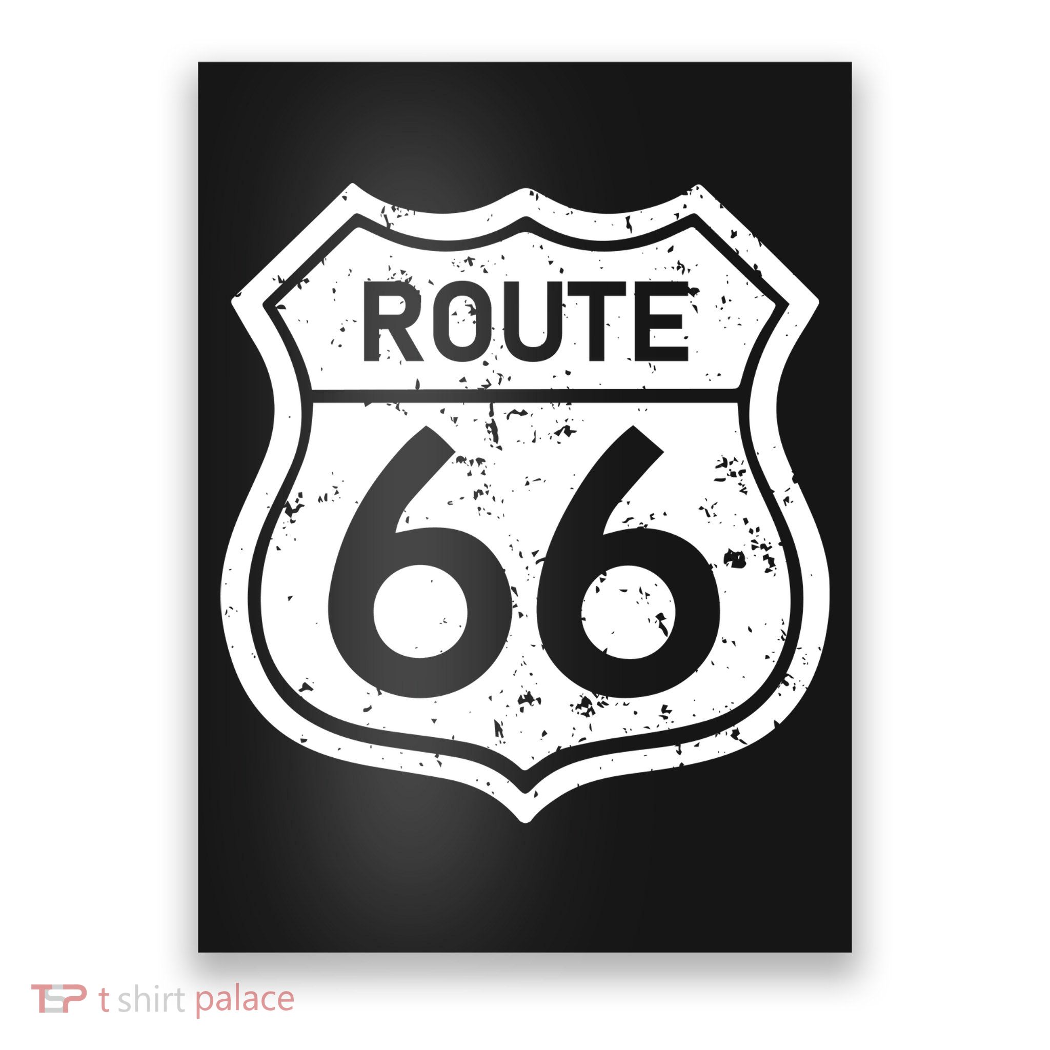 Route 66 Rustic Poster